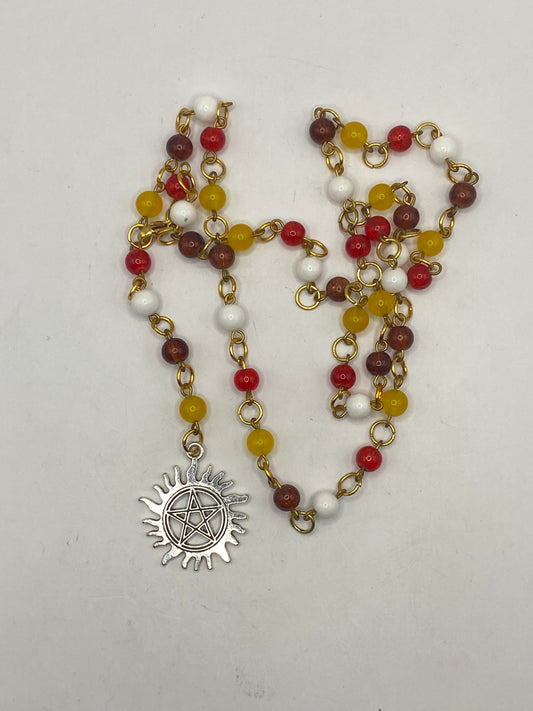 The Boy with Demon Blood inspired rosary