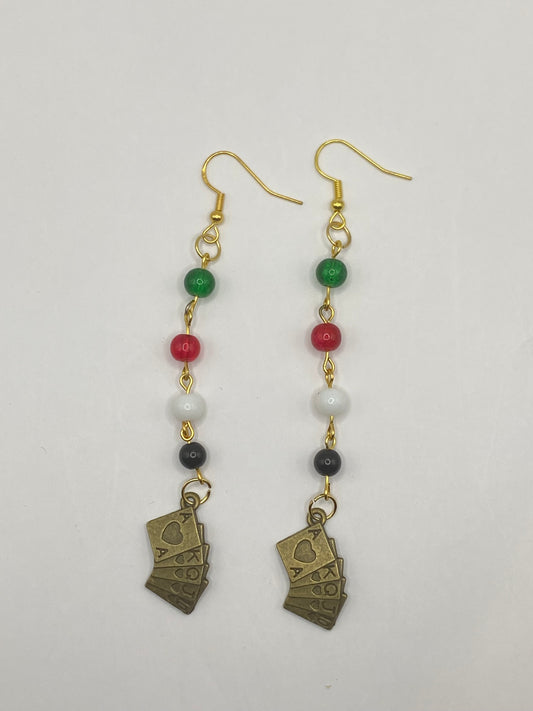 Playing Card Earrings