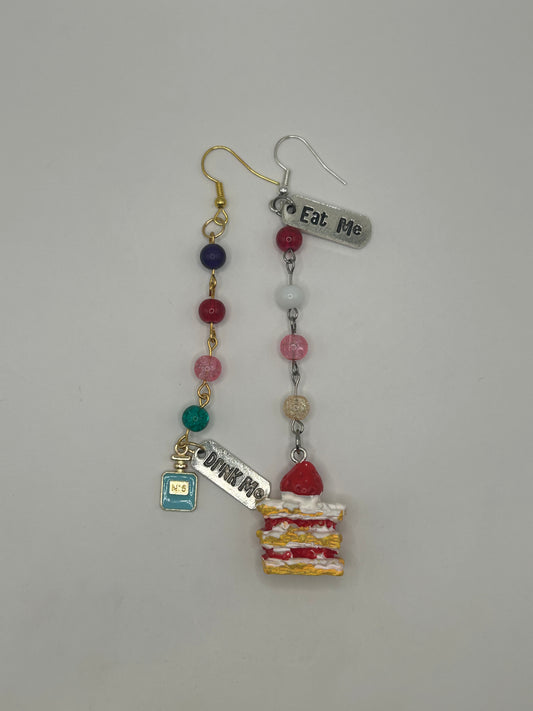 Eat me/Drink Me Earrings