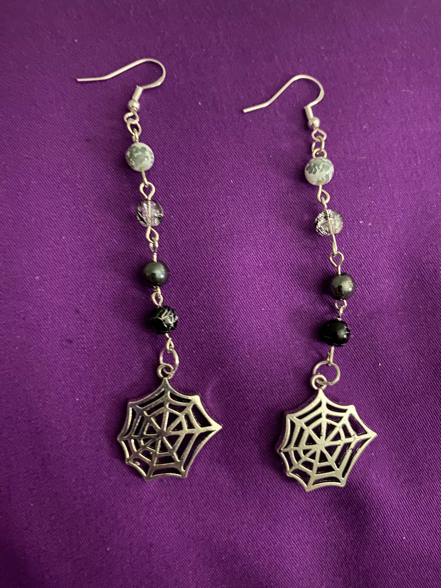 Entity Inspired Earrings: The Web