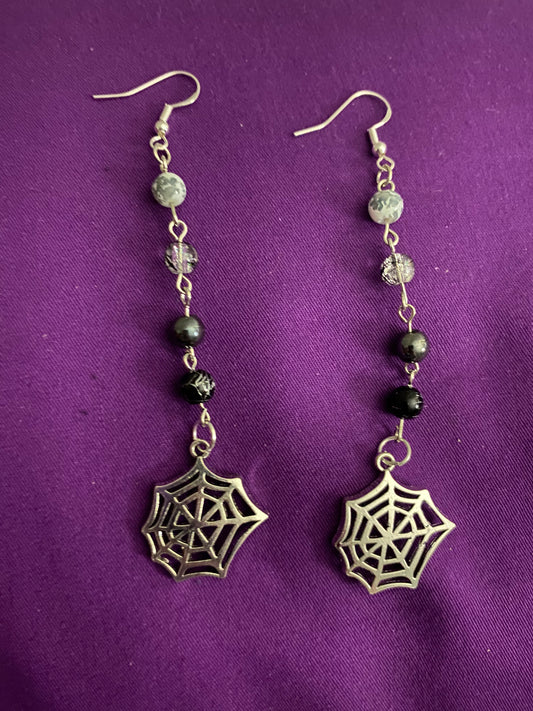 Entity Inspired Earrings: The Web